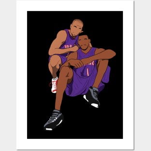 Vince Carter Tracy McGrady Ballers Posters and Art